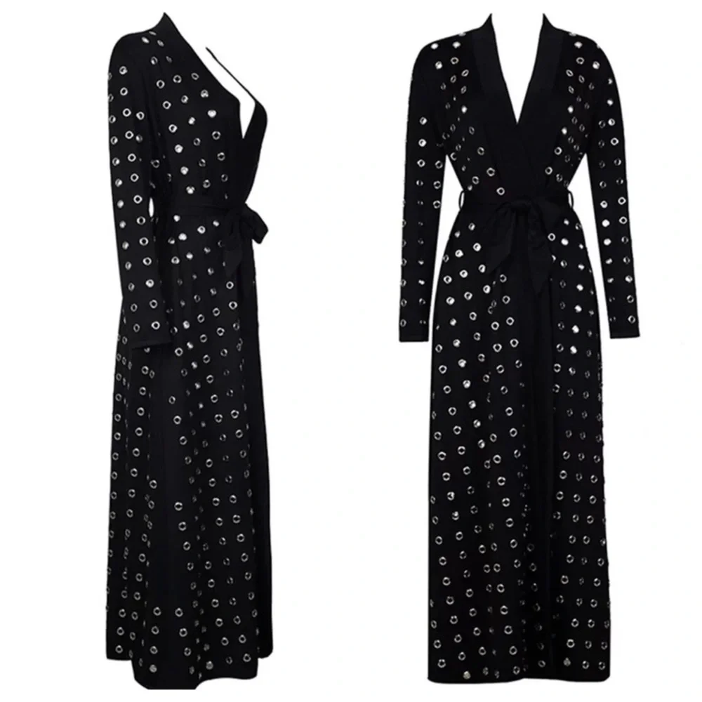 Runway Long Grommet Duster Jacket - Picture 5 of 11